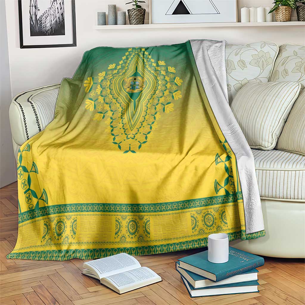 Ghana African Dashiki Blanket - Wonder Print Shop