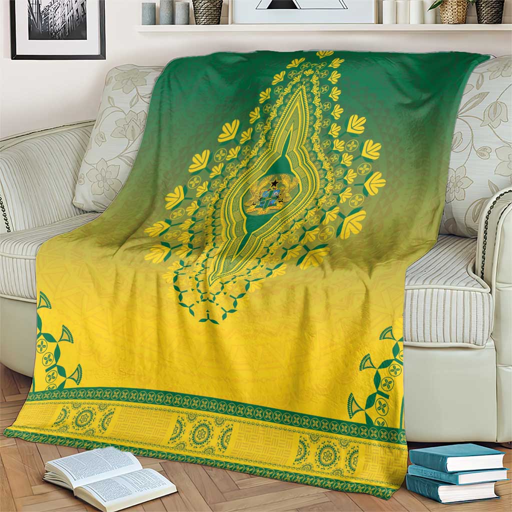 Ghana African Dashiki Blanket - Wonder Print Shop