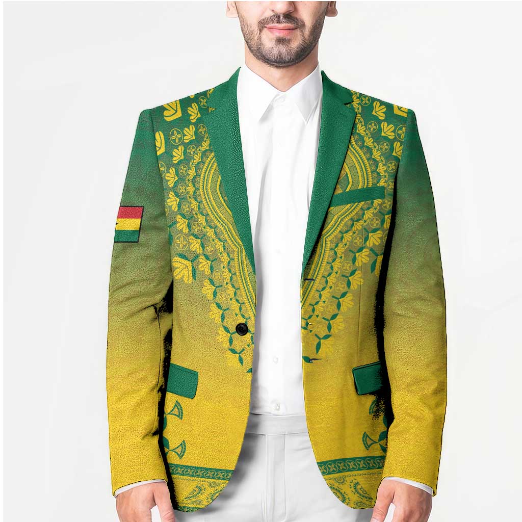 Personalized Ghana African Dashiki Blazer - Wonder Print Shop