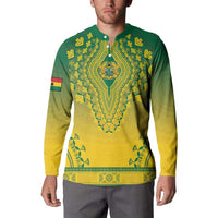 Personalized Ghana African Dashiki Button Sweatshirt - Wonder Print Shop