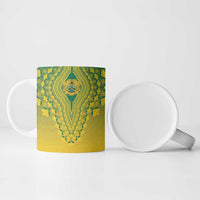 Personalized Ghana African Dashiki Ceramic Mug - Wonder Print Shop