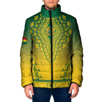 Personalized Ghana African Dashiki Padded Jacket - Wonder Print Shop