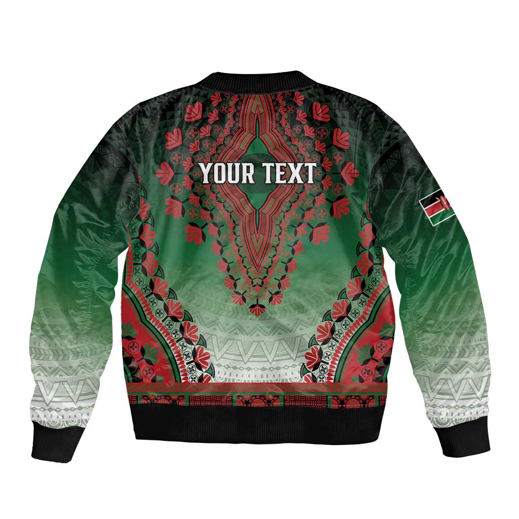 Personalized Kenya African Dashiki Bomber Jacket - Wonder Print Shop