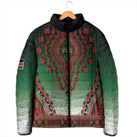 Personalized Kenya African Dashiki Padded Jacket - Wonder Print Shop