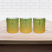 Personalized South Africa African Dashiki Ceramic Mug - Wonder Print Shop