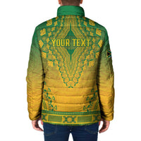 Personalized South Africa African Dashiki Padded Jacket - Wonder Print Shop