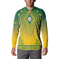 Personalized Togo African Dashiki Button Sweatshirt - Wonder Print Shop