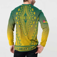 Personalized Togo African Dashiki Button Sweatshirt - Wonder Print Shop