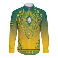 Personalized Togo African Dashiki Long Sleeve Button Shirt - Wonder Print Shop