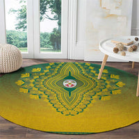 Togo African Dashiki Round Carpet - Wonder Print Shop