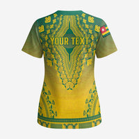 Personalized Togo African Dashiki Scrub Top - Wonder Print Shop