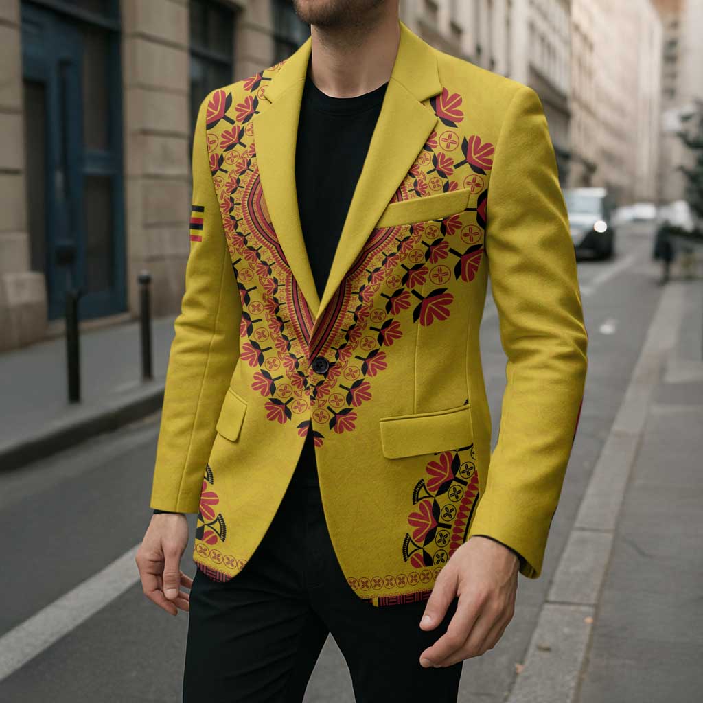 Personalized Uganda African Dashiki Blazer - Wonder Print Shop