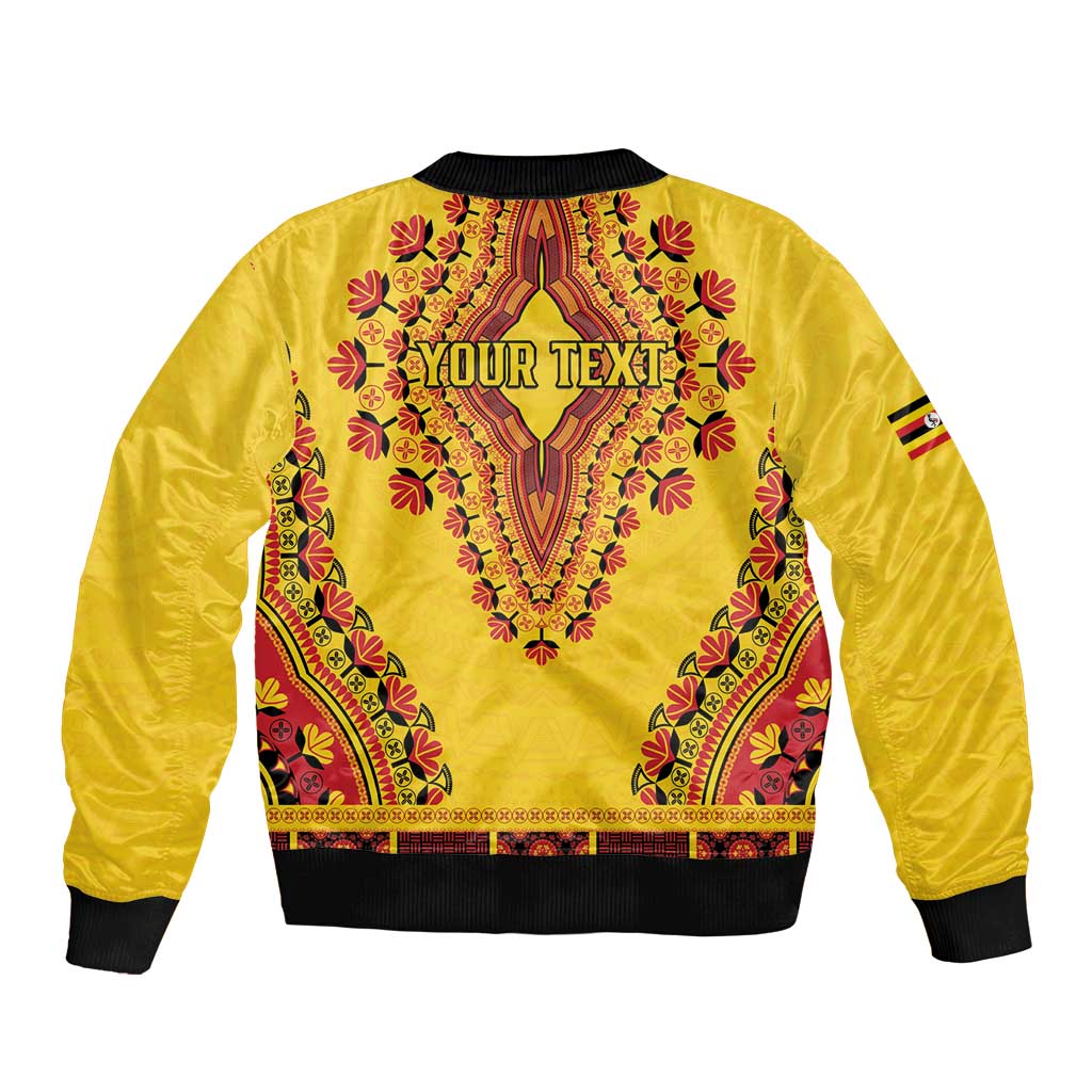 Personalized Uganda African Dashiki Bomber Jacket - Wonder Print Shop