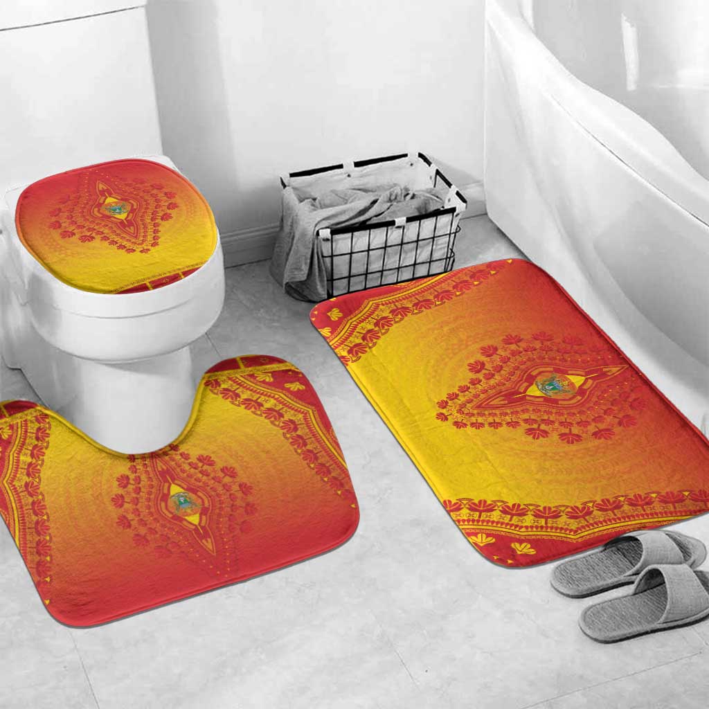 Zimbabwe African Dashiki Bathroom Set - Wonder Print Shop