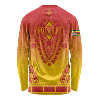 Personalized Zimbabwe African Dashiki Long Sleeve Shirt - Wonder Print Shop