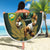 South Africa Rugby Personalised Beach Blanket Springboks Mascot With King Protea -  African Pattern - Wonder Print Shop