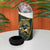 South Africa Rugby Personalised 4 in 1 Can Cooler Tumbler Springboks Mascot With King Protea -  African Pattern - Wonder Print Shop