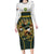 South Africa Rugby Personalised Family Matching Long Sleeve Bodycon Dress and Hawaiian Shirt Springboks Mascot With King Protea -  African Pattern - Wonder Print Shop