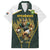 South Africa Rugby Personalised Family Matching Puletasi and Hawaiian Shirt Springboks Mascot With King Protea -  African Pattern - Wonder Print Shop