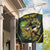 South Africa Rugby Personalised Garden Flag Springboks Mascot With King Protea -  African Pattern - Wonder Print Shop