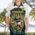 South Africa Rugby Personalised Hawaiian Shirt Springboks Mascot With King Protea -  African Pattern - Wonder Print Shop