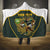 South Africa Rugby Personalised Hooded Blanket Springboks Mascot With King Protea -  African Pattern