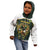 South Africa Rugby Personalised Kid Hoodie Springboks Mascot With King Protea -  African Pattern - Wonder Print Shop