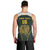 South Africa Rugby Personalised Men Tank Top Springboks Mascot With King Protea -  African Pattern - Wonder Print Shop