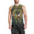 South Africa Rugby Personalised Men Tank Top Springboks Mascot With King Protea -  African Pattern - Wonder Print Shop