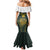 South Africa Rugby Personalised Mermaid Dress Springboks Mascot With King Protea -  African Pattern - Wonder Print Shop