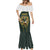 South Africa Rugby Personalised Mermaid Dress Springboks Mascot With King Protea -  African Pattern - Wonder Print Shop