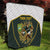 South Africa Rugby Personalised Quilt Springboks Mascot With King Protea -  African Pattern