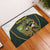 South Africa Rugby Personalised Rubber Doormat Springboks Mascot With King Protea -  African Pattern