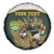 South Africa Rugby Personalised Spare Tire Cover Springboks Mascot With King Protea -  African Pattern