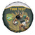 South Africa Rugby Personalised Spare Tire Cover Springboks Mascot With King Protea -  African Pattern