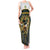 South Africa Rugby Personalised Tank Maxi Dress Springboks Mascot With King Protea -  African Pattern