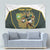 South Africa Rugby Personalised Tapestry Springboks Mascot With King Protea -  African Pattern