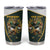 South Africa Rugby Personalised Tumbler Cup Springboks Mascot With King Protea -  African Pattern