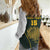 South Africa Rugby Personalised Women Casual Shirt Springboks Mascot With King Protea -  African Pattern