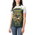 South Africa Rugby Personalised Women Polo Shirt Springboks Mascot With King Protea -  African Pattern - Wonder Print Shop