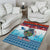 Personalised Cape Verde Christmas Area Rug Manatee Feliz Natal - Wonder Print Shop