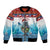 Personalised Cape Verde Christmas Bomber Jacket Manatee Feliz Natal - Wonder Print Shop