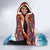 Personalised Cape Verde Christmas Hooded Blanket Manatee Feliz Natal