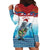 Personalised Cape Verde Christmas Hoodie Dress Manatee Feliz Natal - Wonder Print Shop