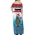 Personalised Cape Verde Christmas Off Shoulder Maxi Dress Manatee Feliz Natal - Wonder Print Shop