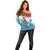 Personalised Cape Verde Christmas Off Shoulder Sweater Manatee Feliz Natal - Wonder Print Shop