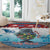 Personalised Cape Verde Christmas Round Carpet Manatee Feliz Natal