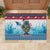 Personalised Cape Verde Christmas Rubber Doormat Manatee Feliz Natal - Wonder Print Shop