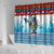 Personalised Cape Verde Christmas Shower Curtain Manatee Feliz Natal