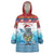 Personalised Cape Verde Christmas Wearable Blanket Hoodie Manatee Feliz Natal - Wonder Print Shop